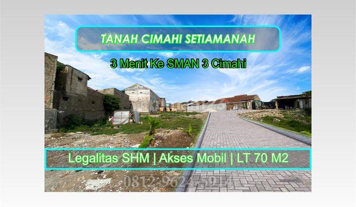 Tanah Murah Cimahi Area Setiamanah, SHM 70 m² 1