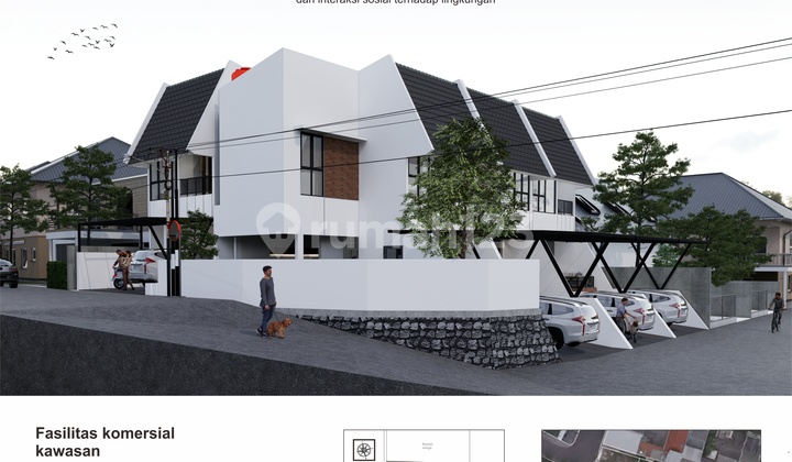 Rumah 2 Lantai dengan Open Space - Lebih Sejuk & Lega