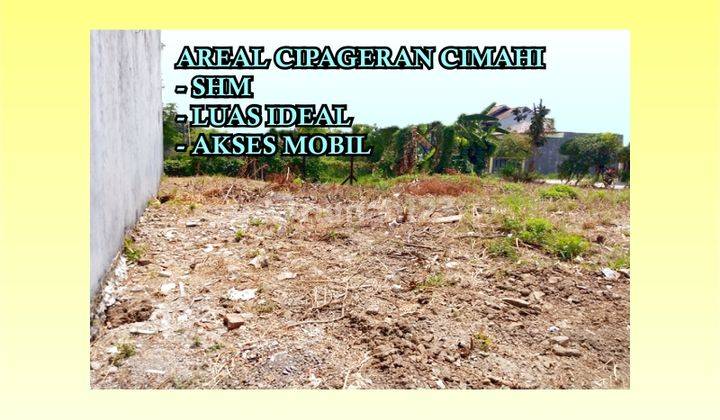 Jual Tanah Cimahi Daerah Cipageran Jl. Kolmas , SHM 1