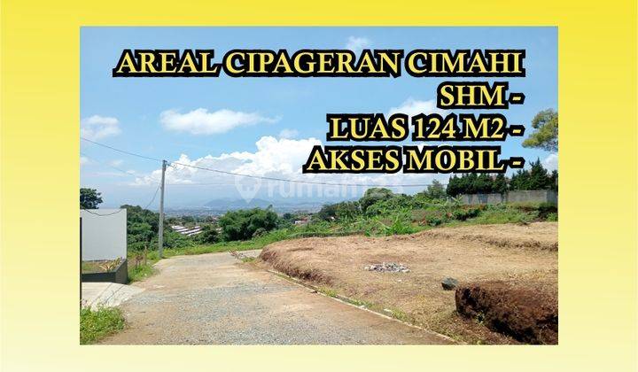 Jual Tanah Cimahi Daerah Cipageran Dekat Kabuci , SHM 1