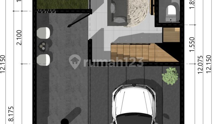 Rumah Modern 3 Kamar Dekat Mall Ubertos - Nyaman & Strategis 2