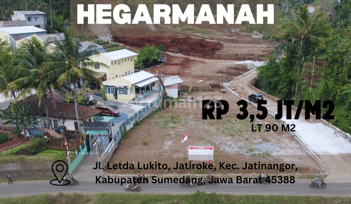 Tanah Murah Banget Area Hegarmanah Jatinangor Luasan 90M2a 1