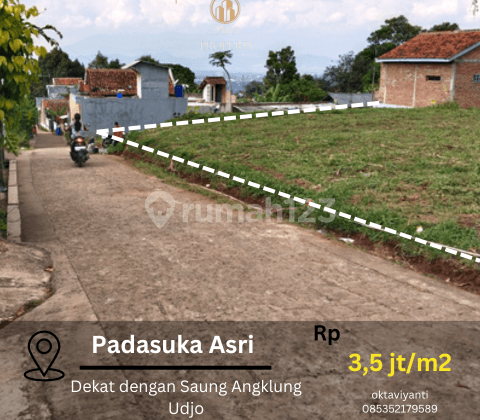 Dijual Tanah Murah Area Padasuka 3 Menit Saung Angklung Udjo 1