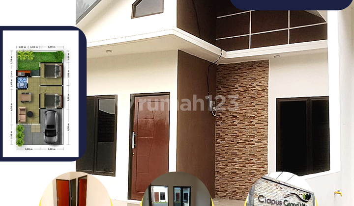 Rumah terasa punya villa Rumah di Jalan ciapus taman sari SHM Baru Selatan 3