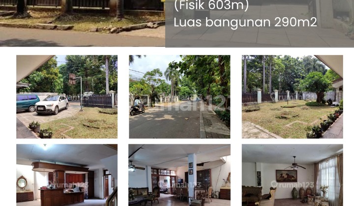 Rumah 2 Lantai Butuh Renovasi di Tanah Kusir, Jakarta Selatan