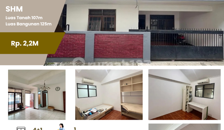 Rumah 2 Lantai di Jl. Banjarsari, Cilandak Barat, Jakarta Selatan