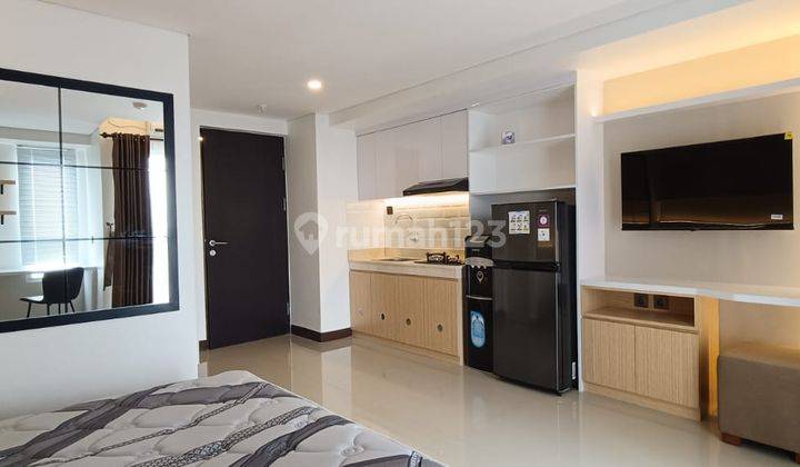 Disewakan Apartemen Studio Konsep Hotel Interior Furnished 1