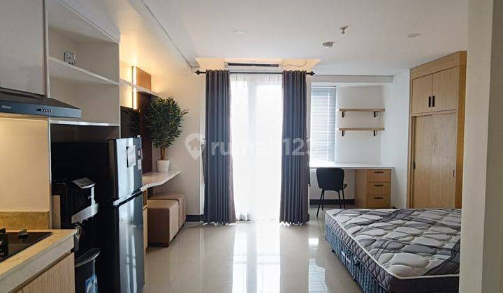 Disewakan Apartemen Studio Konsep Hotel Interior Furnished 2