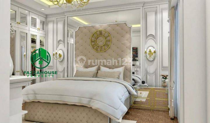 For Sale Dijual Rumah Mewah Murah Jual Cepat Bangunan 2 Lantai Fully Furnish Design Eropa Classic Siap Huni Good Location Harga Murah Negosiable Di Bangka Kemang Jakarta Selatan 8