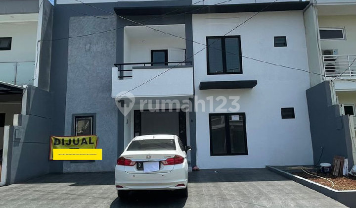 Newly Renovated 2-Story House with One Gate Access Inside a Cluster in Cikarang 2