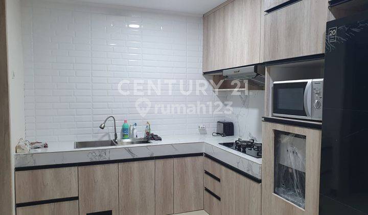 Apartment Crown Court 2BR Dijadiin 1BR Furnished Siap Huni 2