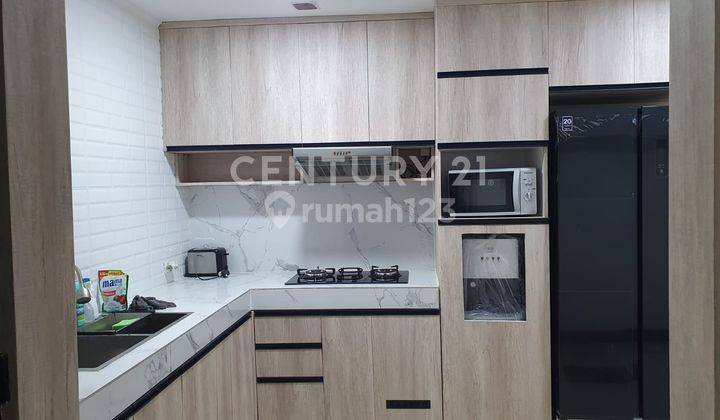 Apartment Crown Court 2BR Dijadiin 1BR Furnished Siap Huni 2