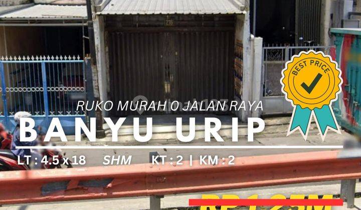 RUKO NOL JALAN BANYU URIP SURABAYA, STRATEGIS, COCOK UNTUK TOKO 2