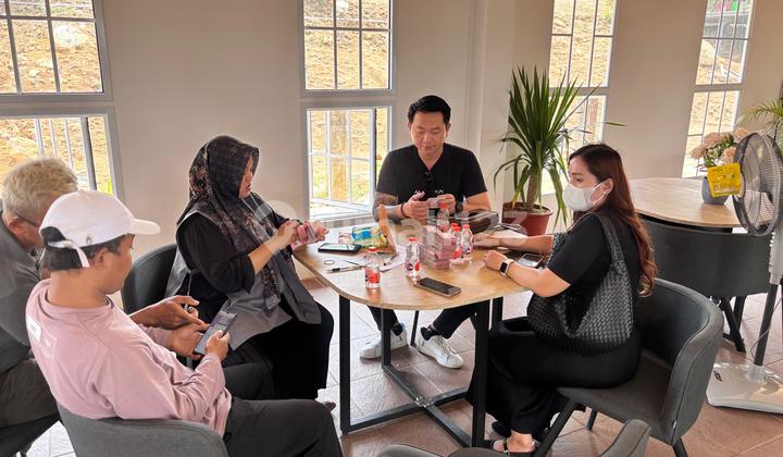 Tanah Vila Shm Akses Mobil Listrik Underground 