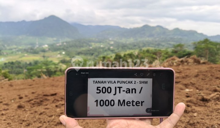 Tanah Murah Puncak Dua Legalitas SHM Cocok Untuk Vila