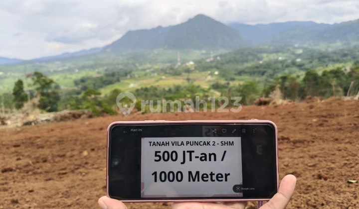 Tanah Murah Puncak Dua Legalitas SHM Cocok Untuk Vila