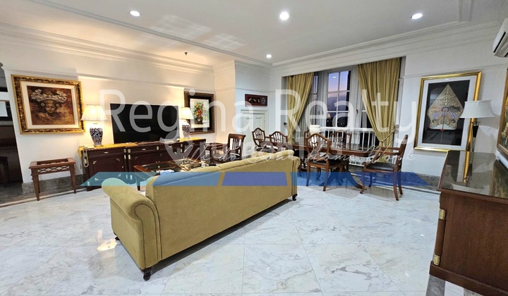 Disewakan Apartemen Permata Hijau Gedung Putih 3br Fully Furnished 2