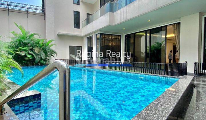 Regina Realty, Disewakan Rumah Ada Lift + S Pool, Area Pondok Indah 1