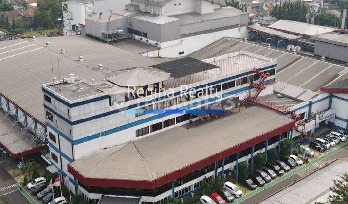 Regina Realty, Dijual Bangunan Eks Pabrik Hitung Tanah, Pasar Rebo Jakarta Timur