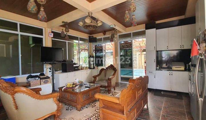 RUMAH CANTIQ ADA KOLAM RENANG PRIBADI DI PERUMAHAN PALM SPRING, LUAS TANAH 516 METER 4