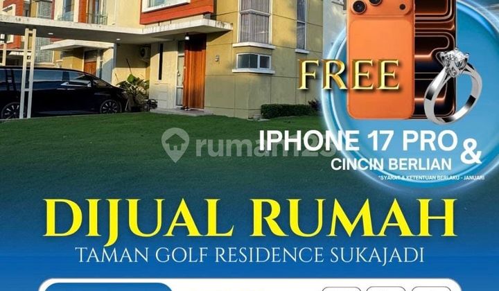 Rumah Mewah Hook Di Taman Golf Sukajadi, Ada Private Pool 