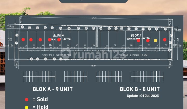 Kkomplek Multi Business Warehouse, Location 5 Minutes from Hang Nadim Airport Batam Kkomplek Multi Business Warehouse, Location 5 Minutes from Hang Nadim Airport Batam