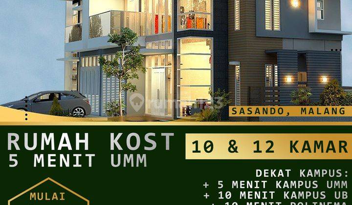 Rumah Kost 2 Lantai Baru Furnished SHM di Sasando, Malang, Malang 1