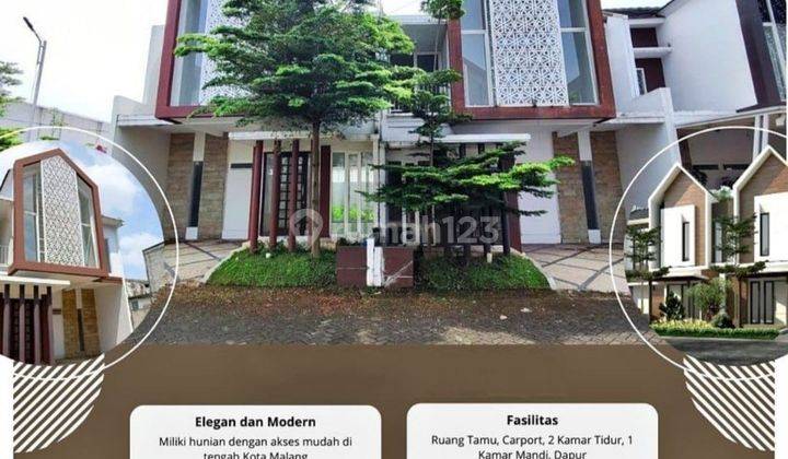 Rumah 2 Lantai Tengah Kota, Baru SHM di Sukun ,kota Malang,  2