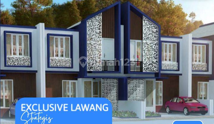 Rumah 2 Lantai Siap Huni Baru SHM di Lawang, Free Kitchen Set 1