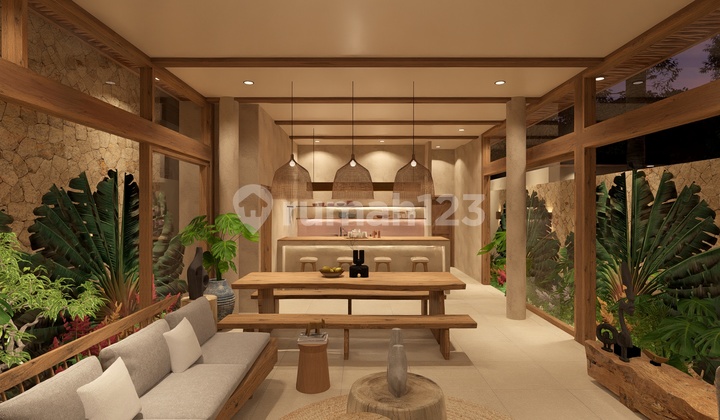 VILLA PANTAI TENANG DENGAN PEMANDANGAN LAUT PANORAMIK DI NUSA LEMBONGAN