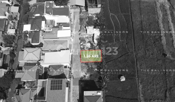 Small Building Plot With Beautiful Rice Field Views