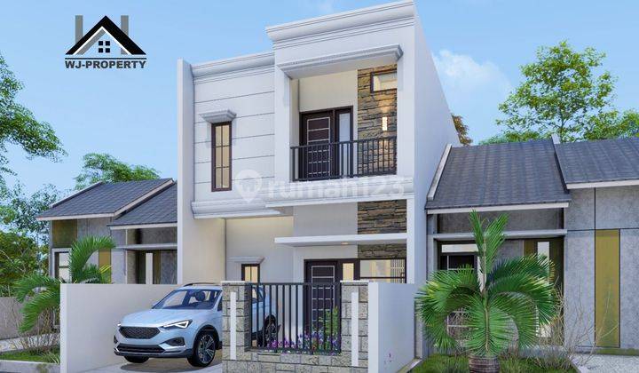 Rumah Brand New di Villa Melati Mas 2 lantai SHM  Hadap Selatan 1