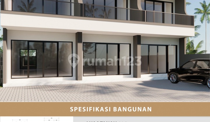 For Sale 3 Shophouses in Boulevard Villa Melati Mas Area 95m2 2