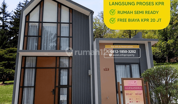 Rumah Baru dekat stasiun parung panjang di serpong garden village 8