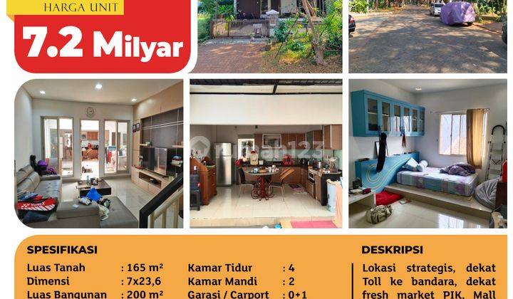 Tsi 16293, Rumah Mandara Permai, Pik, 7x23.6m, 2 Lt, SHM 2