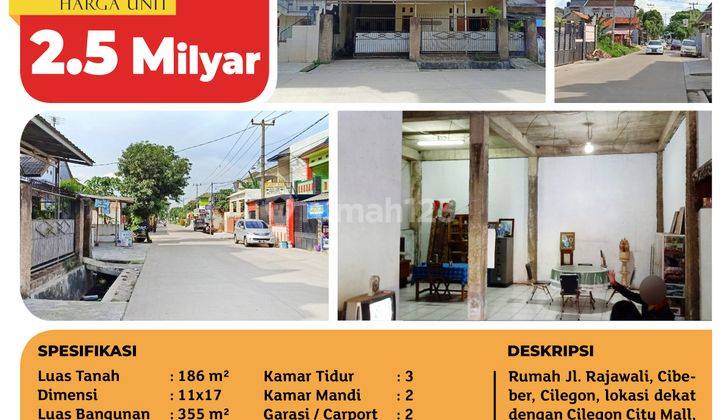 Tsi 14387, Rumah Jl. Rajawali, Cibeber, Cilegon, 11x17m, 3lt, HGB 2