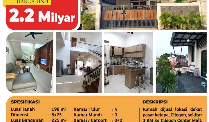 Tsi 16103, Rumah Cilegon, Banten, 8x25m², 2 Lt, SHM 2