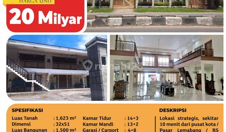 Tsi 16636, Rumah Jl. R.e. Martadinata, Palembang, 32x51m², 2 Lt, SHM 2