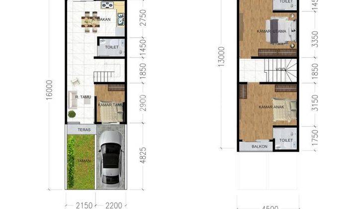 DIJUAL RUMAH BARU 4.5X16 INDENT KAV.DKI MERUYA 2