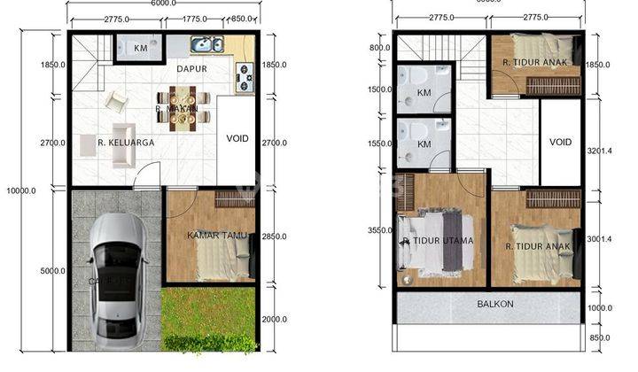 DIJUAL RUMAH BARU 6X10 INDENT KAV.DKI MERUYA 2