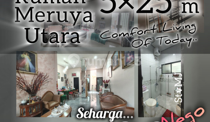 Rumah 5X25 Meruya Utara , Kav Dki. Jakarta Barat