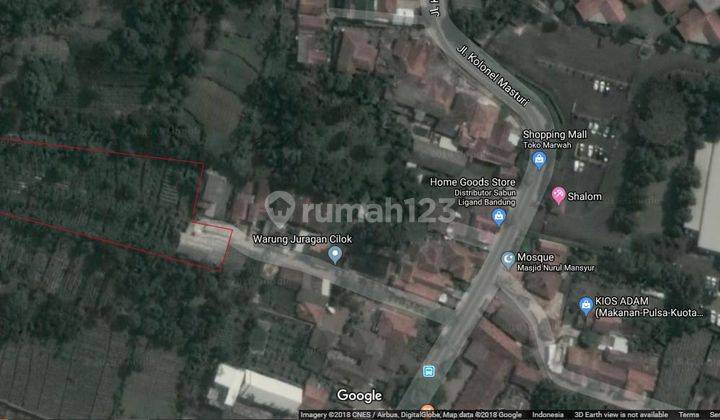  For Sale Kavling Hadap Timur Dengan Bangunan di Cisarua, Kbb 8