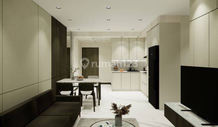 Apartment 2BR Type Onyx di Hegarmanah Residence 1