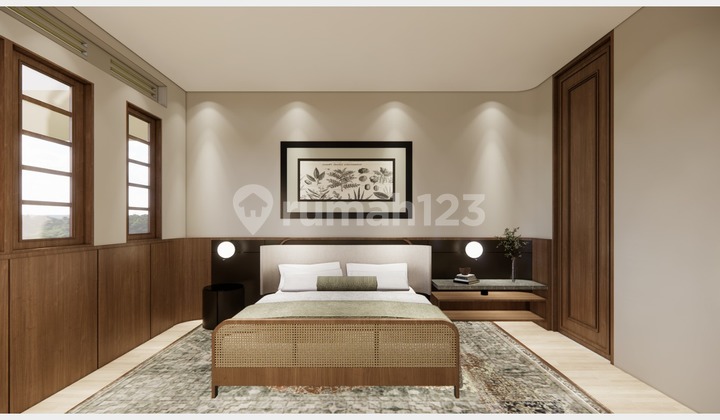 Rumah Baru Vintage Full Furnished With Pool di Tatar Wangsakerta 2