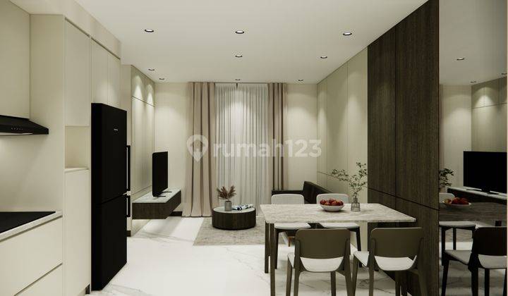 Apartment 2BR Furnished di Hegarmanah Residence 2