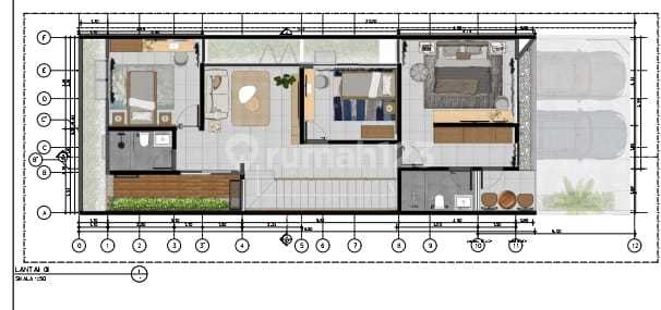 Indent House in Sutami Pasteur Wing 2