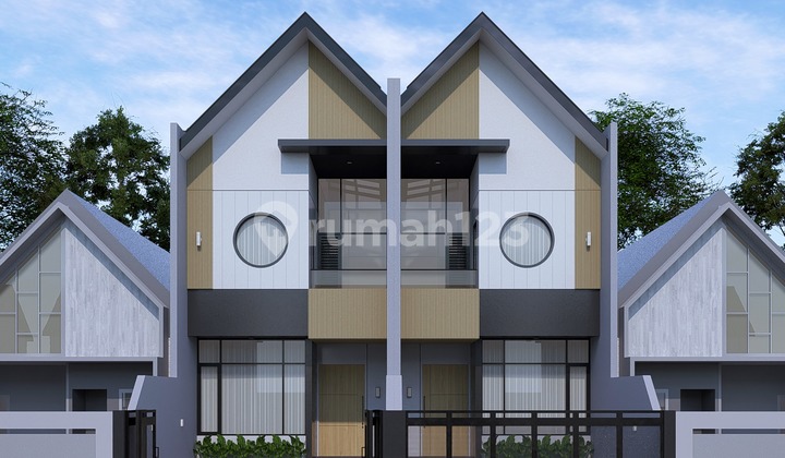 Rumah Scandinavian Mekar Setia 3 di Kota Bandung