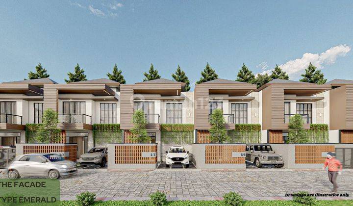 SHM modern villa house, 2 floors, one gate in Puri Gading Jimbaran 1