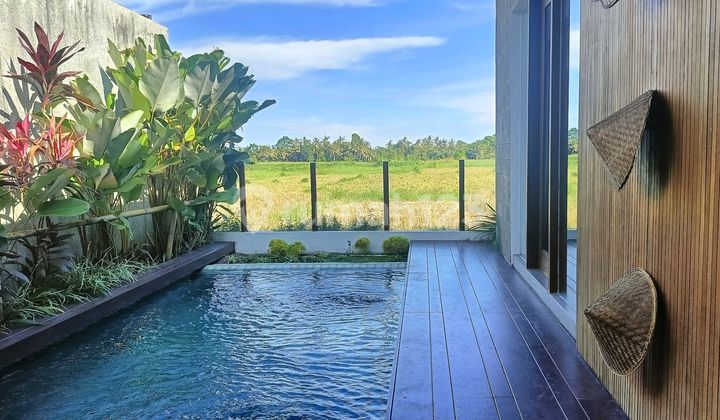 Vila SHM Siap Huni 1 Lantai View Sawah di Ubud Vila SHM Siap Huni 1 Lantai View Sawah di Ubud