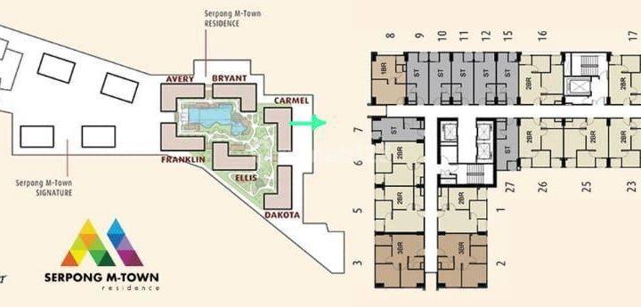 Dijual Apartemen Mtown Residence Gading Serpong  1